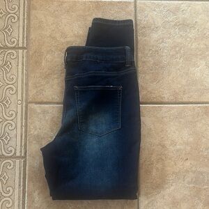 Maurice’s size large Darker blue. Worn once